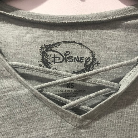 Beauty and the Beast Gray T Shirt - Picture 3 of 5